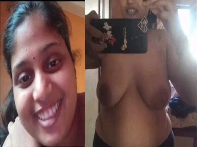 Friend Sister Topless Selfie With Smiling Face