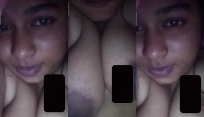 Dark brown nipples girlfriend viral video call sex