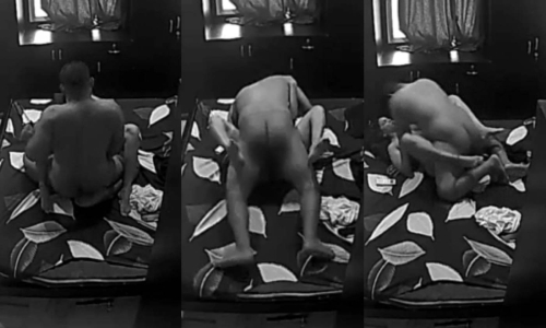 Couple bedroom cctv fucking