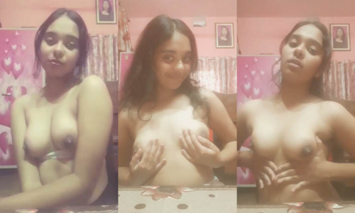 Horny Cute Desi Babe Nude For BF