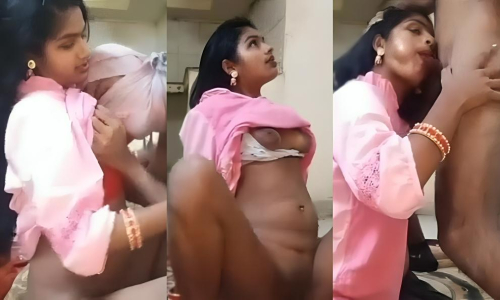 Desi Labour Bhabhi Giving Blowjob Fucking With Lover Part 1